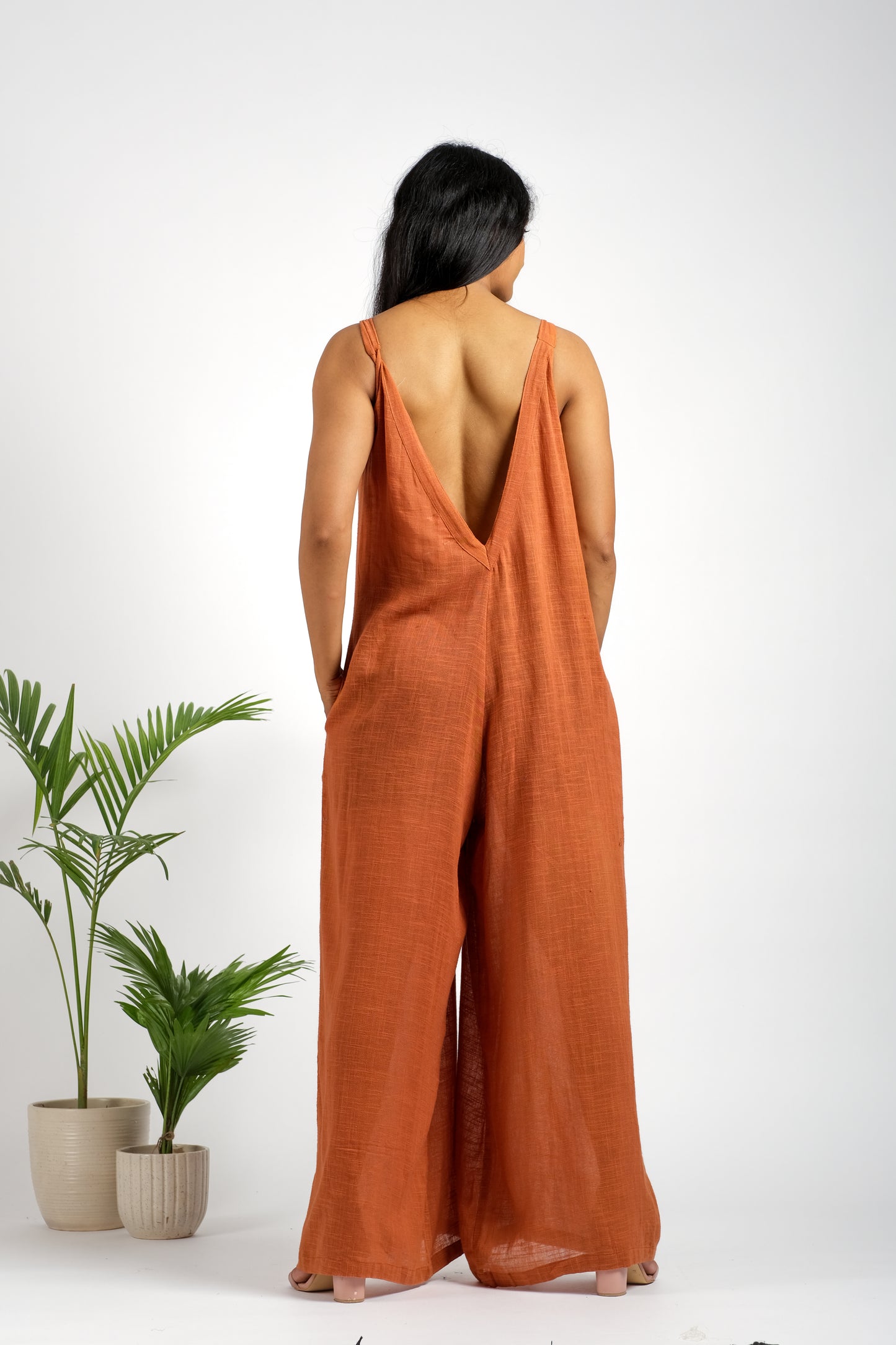 Women's organic cotton boho jump suit